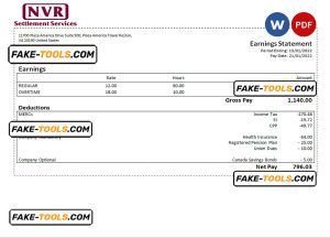 USA construction company employee sheet template in Word and PDF format