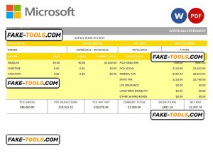 USA technologies company employee sheet template in Word and PDF format