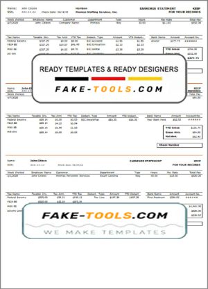better help pay stub template in Word and PDF format