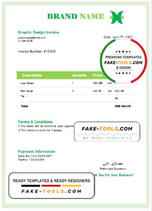 lock store universal multipurpose invoice template in Word and PDF format, fully editable